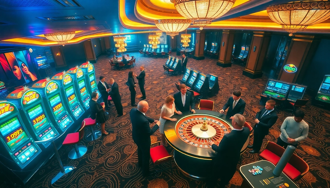 Experience the excitement at SODO CASINO featuring vibrant slot machines and engaging table games.