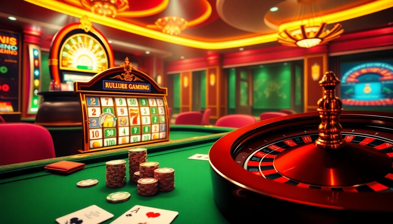 Exciting gameplay at nhà cái rr88 with vibrant casino elements and online gambling interface.