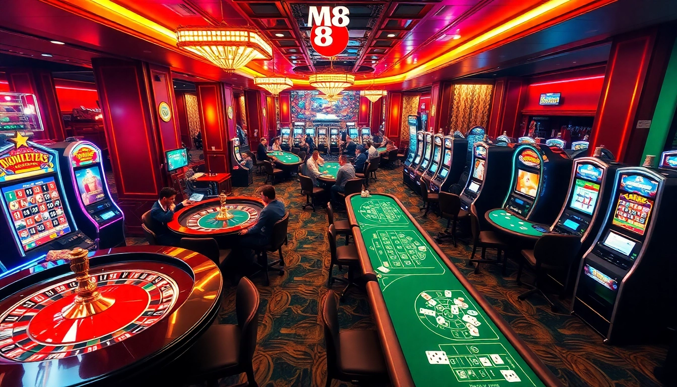 Experience the thrill of gambling at ทางเข้า mk8, featuring a luxurious casino atmosphere.